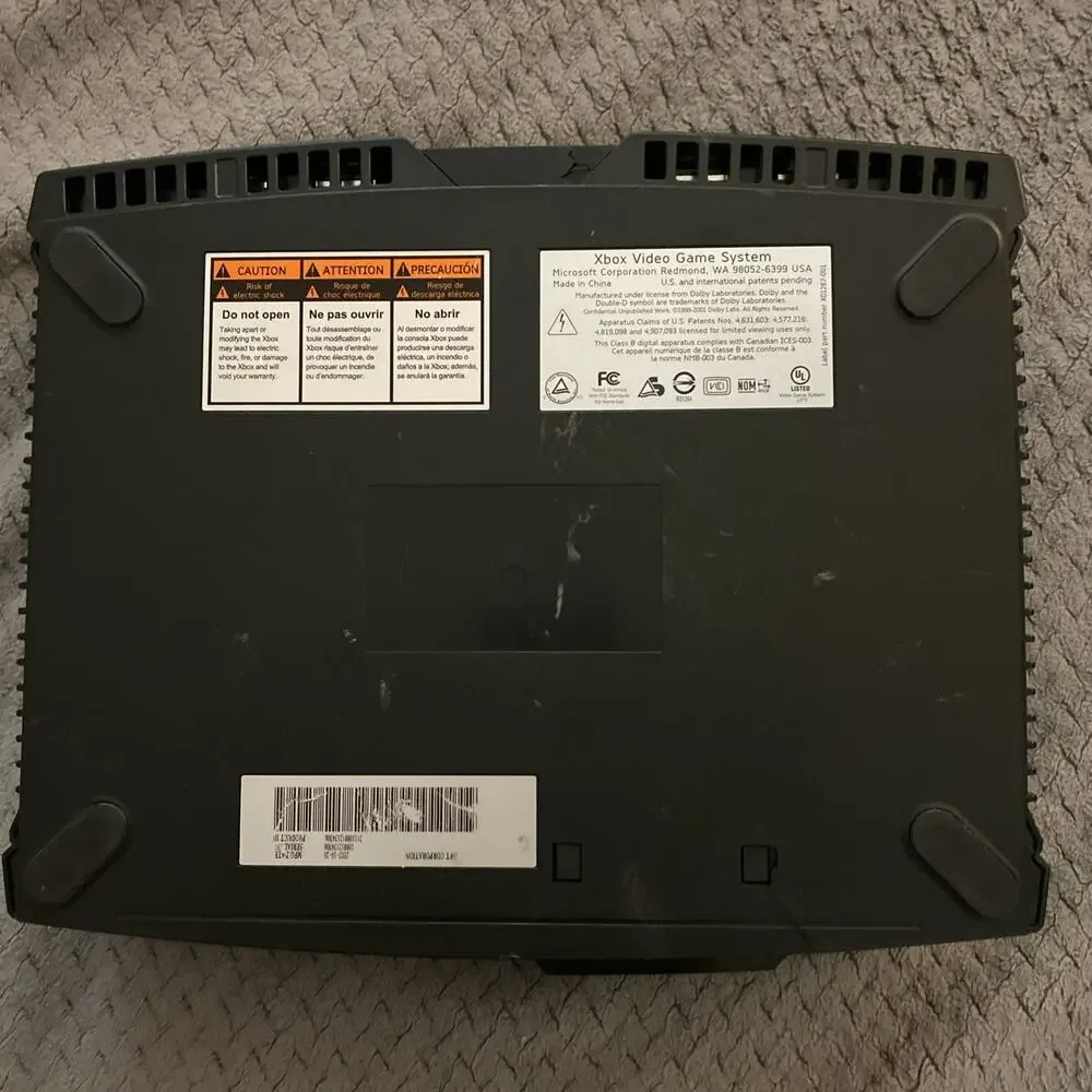 Microsoft Original Xbox Classic OG Console Only Tested -Disc Eject Issue (Parts)